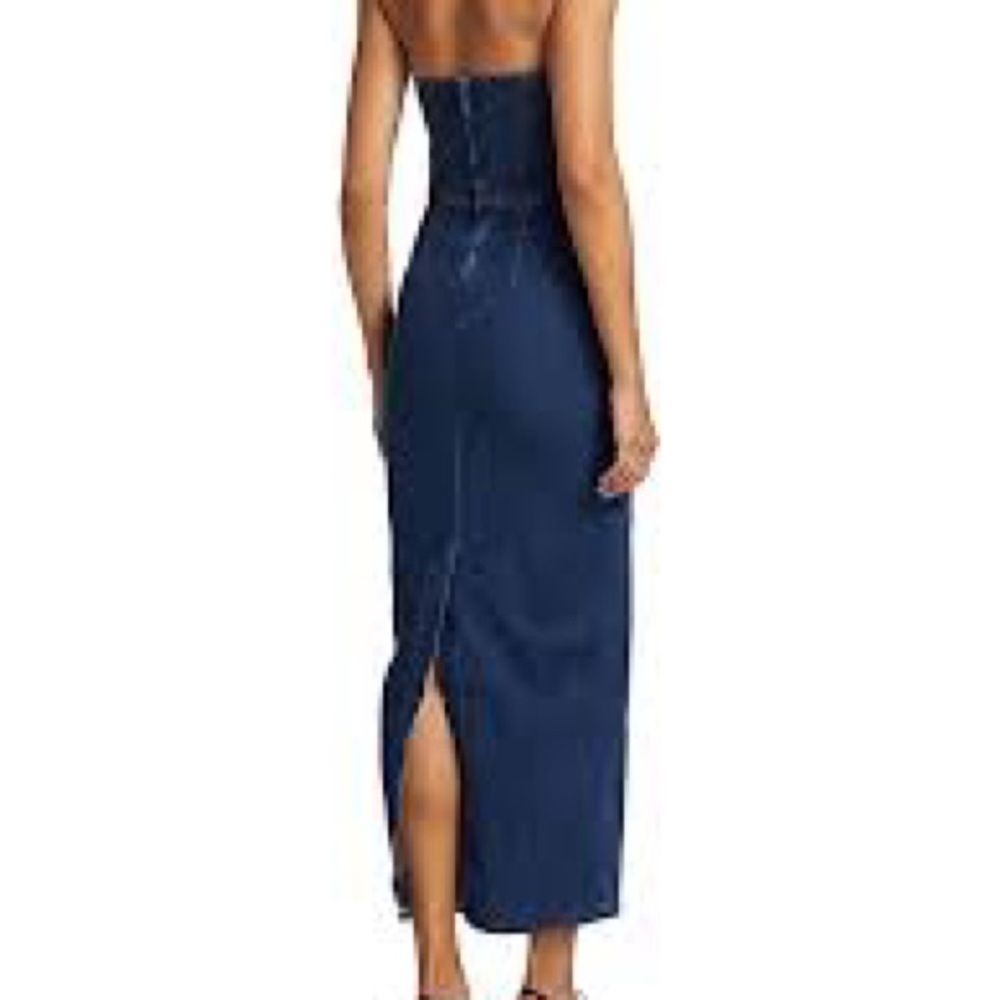 Reformation Strapless Denim Tube Dress - Picture 7 of 7